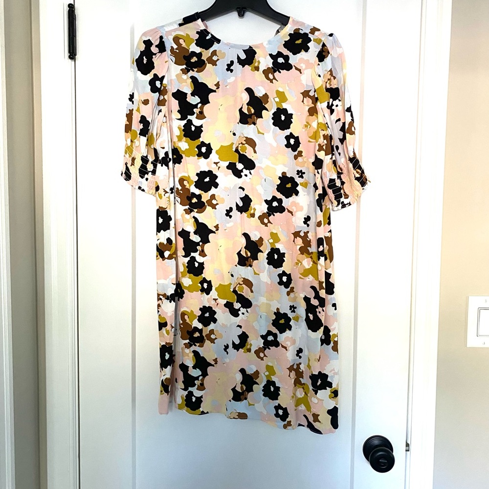 LOFT floral shift dress